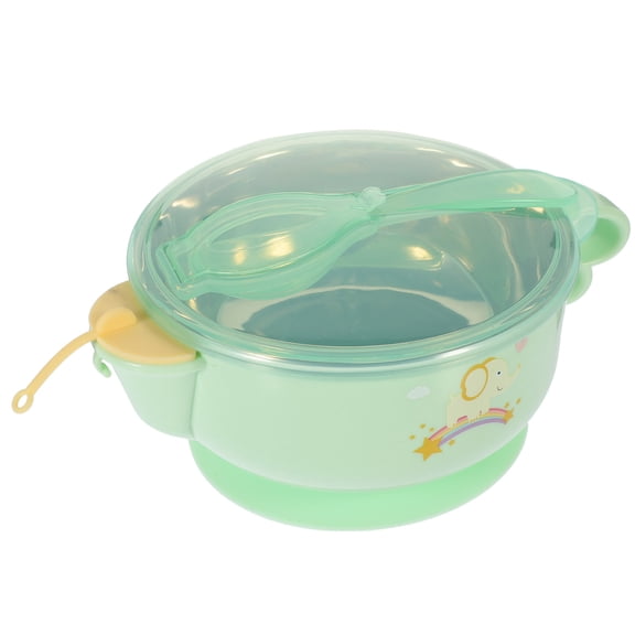 LEORX Suction Cup Bowls Feeding Set Stainless Steel Temperature Control Feeding Time 1 Set