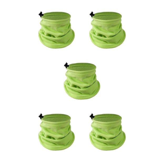 Bearachild Calentador de cuello Unisex Fijación de moda Cuellos cómodos Polaina Accesorios de ciclismo Pañuelo transpirable para ciclismo Verde Type2 NO2 Bearachild CBP377454