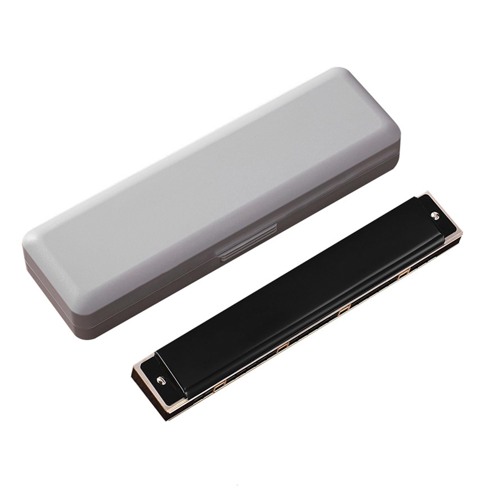 LIANXUE C for Key Harmonica 24 Holes,Performance Tremolo Harmonica for Adults Beginner K