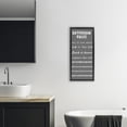 thumbnail image 3 of Stupell Industries Rustic Lodge Bathroom Rules Leave It Clean Black Floating Frame Canvas Art, 11 x 25, by Julia Frost, 3 of 8