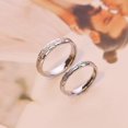thumbnail image 4 of Anillos de pareja TANGJMXG abiertos de alta gama de plata esterlina S925 regalo de San Valentín, 4 of 5