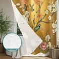 thumbnail image 4 of Xipuska White Spring Floral Shower Curtain - Water Repellent Fabric Shower Curtains Washable, Farmhouse Birds Flowers Branches Decorative Polyester Cloth Bathroom Curtains Modern Bath Decor 36"x72", 4 of 6
