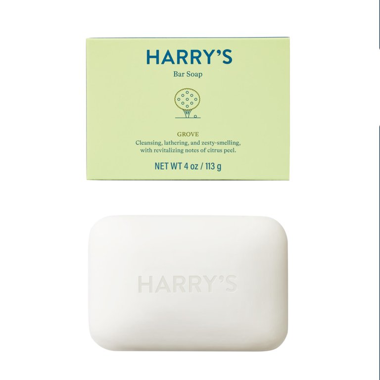 Harrys Bar Soap 4 Pack Stone, Shisco, Redwood, Fig, Size: 4oz