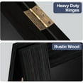 thumbnail image 3 of TEAKMAMA Chalkboard Signs 40x20 Standing A Frame Chalk Board Easel Sign Sandwich Board Signs Outdoor, Double Sided Blackboard for Business, Cafe, Weddings, Black, 3 of 12