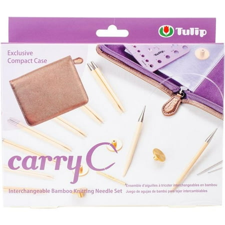 Interchangeable Needle Set - Carry C Interchangeable Bamboo Knitting Needle Set