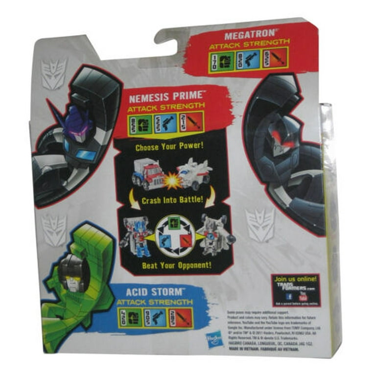 Transformers Bot Shots Nemesis Prime, Megatron & Acid Storm Action Figure, 3 Pack Transformers Bot Shots Nemesis Prime, Megatron & Acid Storm Action Figure, 3 Pack