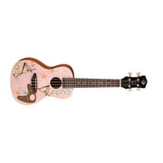 Luna Ukulele Concert, Pink Martini with Gigbag