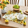 thumbnail image 3 of Sm:)e Summer Sunflowers Placemats Set of 4, Vintage Spring Summer Flower Home Kitchen Dining Decor,12 x 18 Inch, 3 of 7