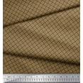 thumbnail image 3 of Soimoi Georgette Viscose Fabric Bone & Paw Shirting Printed Craft Fabric by The Yard 42 Inch Wide, 3 of 3