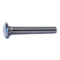 3/8"-16 x 3" 18-8 Stainless Steel Coarse Thread Carriage Bolts (3 pcs.)