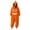 368#Red, variant on Women's Halloween Pumpkin Hooded One Piece Jumpsuit Plush Jack O Lantern Oversized Cozy Loungewear Pajamas Red S