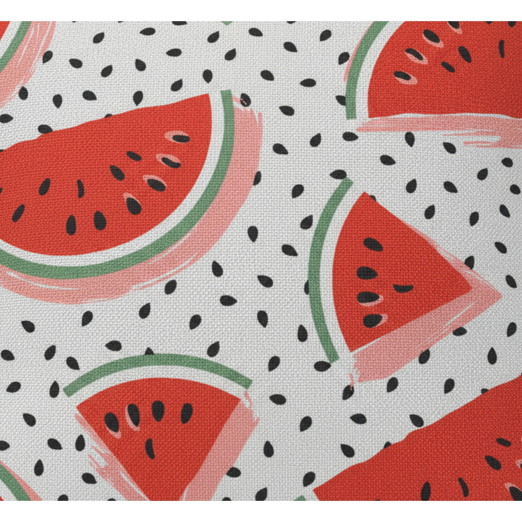Watermelons Print Outdoor Pillow 16 x 16 in Multi