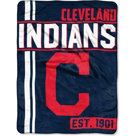 Cleveland Blanket - MLB Cleveland Indians “Walk Off” 46”x 60” Micro Raschel Throw