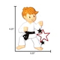 thumbnail image 6 of Personalized Martial Arts Ornament - Karate Ornaments for Christmas Tree, Taekwondo Ornament, Jiu Jitsu Ornament, Judo Gifts, Sensei Gifts, Karate Gifts - Karate Boy - Free Customization, 6 of 10