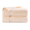 thumbnail image 2 of Long Staple Combed Egyptian Cotton Bath Sheet Set, Peach, by Superior, 2 of 15