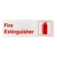 thumbnail image 1 of Alpine Industries Plaque d'Extincteur de 9 Po x 3 Po Pack de 5, 1 of 3