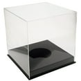 thumbnail image 3 of OnDisplay Deluxe Acrylic UV-Protected Basketball/Soccer Ball Display Case - Black Base, 3 of 5