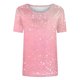 thumbnail image 3 of Camiseta de Manga Corta de Verano para Mujeres Delgada Moda Casual Impresa No Estructurada Cuello Redondo Mujer Manga Corta Tops Casual, 3 of 4