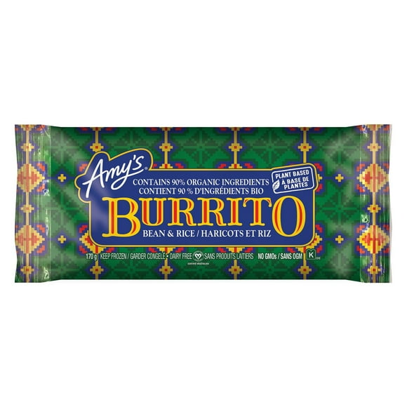 E-AMYS ORGANIC BN & RICE BURRITO ND, E-AMYS ORGANIC BN & RICE BURRITO ND