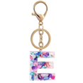 thumbnail image 5 of Porte-clés en Résine 26 Lettres pour Femmes Filles Pendentif Sac Accessoires de Sac à Main, 5 of 5