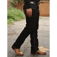 thumbnail image 4 of Reppunk Men's Black Contrast Stitch Bootcut Western Jeans, Classic Mid Rise Stretch Denim Pants for Business Casual Daily Work Wear, 4 of 6