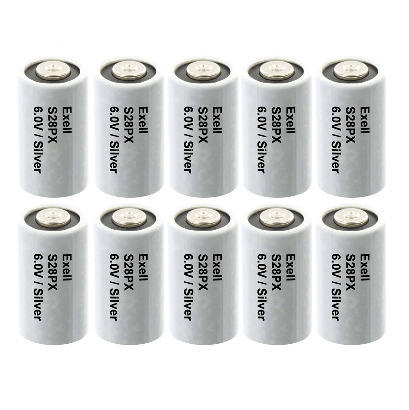 Exell S28PX 6V Silver Oxide Battery 4SR44, V28PX, PX28, 544