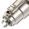 thumbnail image 3 of Conector de audio para micrófono de chasis metálico de 3 pines hembra para montaje en panel, 10 unidades, 3 of 7