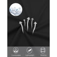 thumbnail image 4 of NISVIYA Womens Plus Size Polo Shirts Summer Buttons Casual Work Blouses Black 3XL, 4 of 6