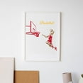 thumbnail image 2 of 2pcs Basketball Sports Stencil 11.8×11.8/11.7×8.3inch Large Basketball Player Stencils for Painting with Paint Brush Reusable Dunk Dribbling Basket Stencils for Wood Canvas Wall Furniture, 2 of 9