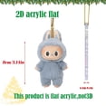 thumbnail image 5 of Labubus Original Labubu Pop Mart Originales Ornaments, Acrylic Hanging Xmas Tree Decoration Home Car Backpack Pendant Gift For Kids H, 5 of 5