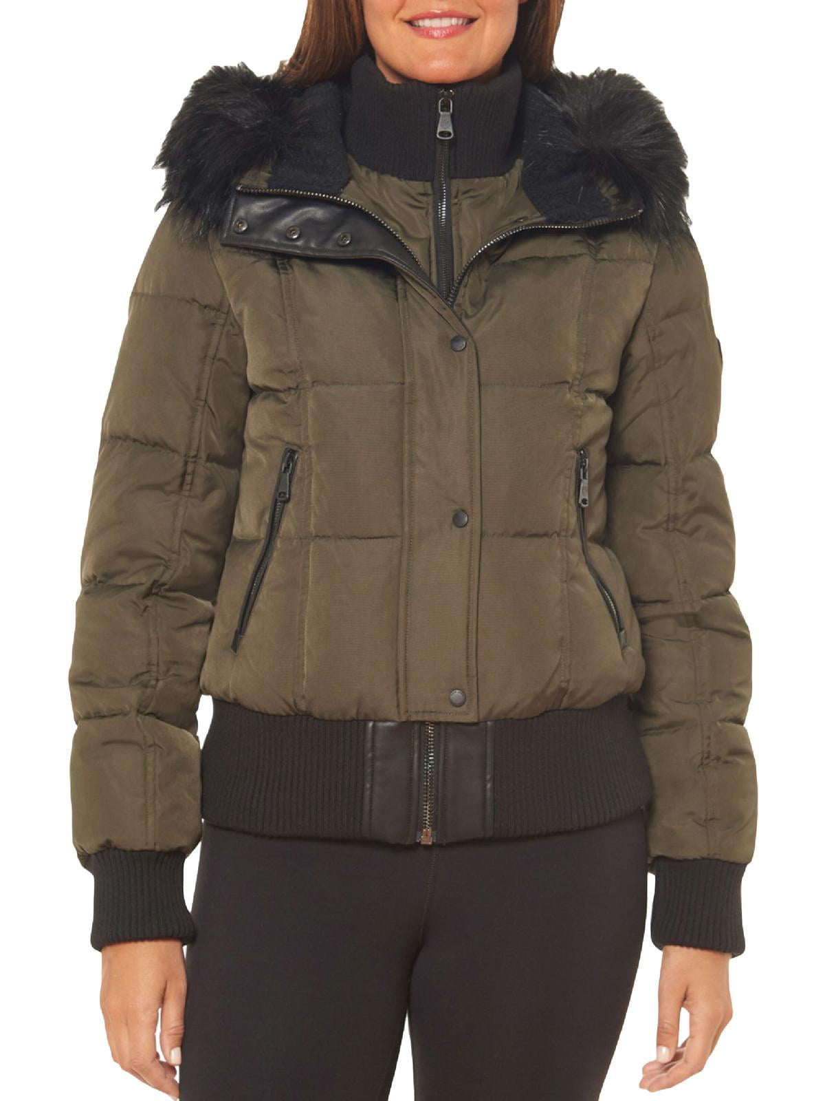 Vince Camuto Womens Faux Fur Cold 