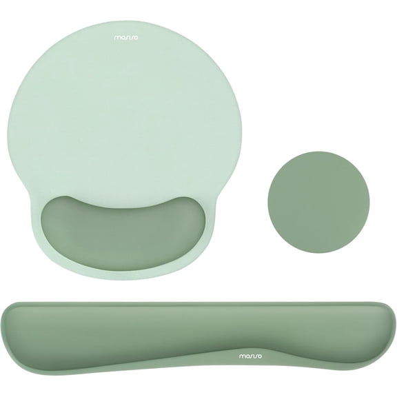 MOSISO Wrist Rest Support for Mouse Pad&Keyboard Set