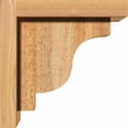 thumbnail image 3 of 6"W x 8"D x 8"H Newport Rough Sawn Corbel w/Backplate, Western Red Cedar, 3 of 9