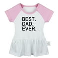 thumbnail image 5 of Pack of 2, Best Dad Ever & I Am Proof That My Dad Doesn't Always Play Video Games Funny Dresses, Newborn Baby's Skirts, Infant Princess Dress, Toddler Frocks (Pink Raglan Dresses, 0-6 Months), 5 of 5