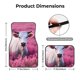 thumbnail image 5 of Fotbe Flower Field Cow Juego de 4 Tapetes para Auto con Estampado – Alfombrillas de Goma Reforzada, Diseño Antideslizante, Protección para Todo el Año – Vehículos, Autos, Camionetas y SUVs, 5 of 7