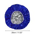 thumbnail image 2 of Gorro de Ducha Duradero para Mujeres 1 Pc para Baño, Negocios, Viajes, Vacaciones, Hotel, Papel de Aluminio Azul, 2 of 3