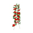 thumbnail image 1 of COM1950s Christmas Party Decorations, Christmas Decorations for the Home, Christmas Layout Simulation Christmas Rrattan Party Festival Decoration Red Berry Soft Rattan, Red Christmas Decorations, 1 of 6