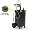 thumbnail image 4 of GloryStar Chariot de Transfert de Carburant Portable de 40 Gallons, Réservoir d'Essence et de Diesel Robuste et Anti-Déversement avec Pompe Manuelle et 4 Roues pour Équipement et Véhicules Agricoles, 4 of 6