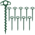 thumbnail image 1 of Estacas para tienda de campaña COBARYEN (24 cm, fibra de nailon, espiral, 10 unidades), color verde, 1 of 6