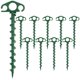 thumbnail image 1 of Estacas para tienda de campaña COBARYEN (24 cm, fibra de nailon, espiral, 10 unidades), color verde, 1 of 6