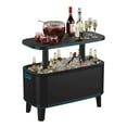 thumbnail image 3 of Keter Breeze Bar 17 Gallon Cooler with Pop-Up Table Top Bar Cart, 3 of 11