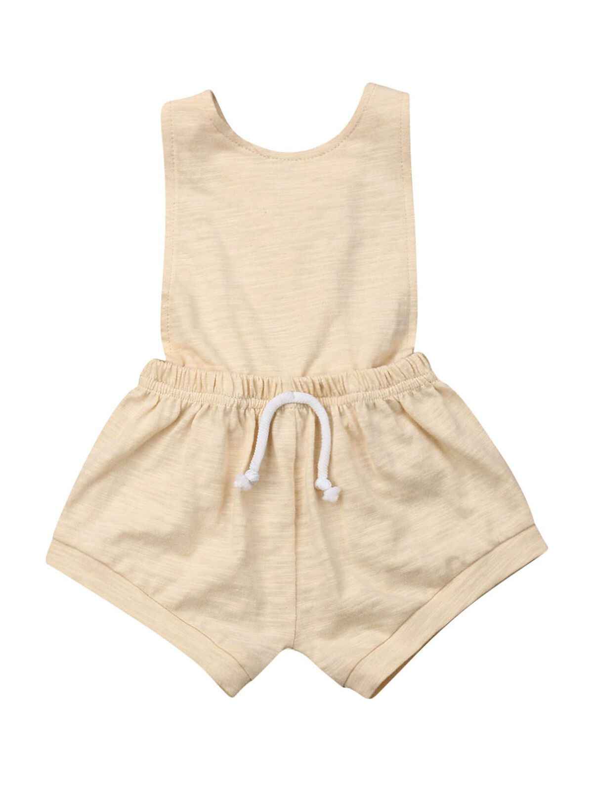 baby girl linen romper
