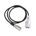 thumbnail image 2 of Adaptador USB de Carga Rápida con Cable XLR 3 Pines Conector Doble Aleación Metálica Plug de Conversión Eléctrica Adecuado para Scooters Automóviles Y sin visualización de voltaje, 2 of 10