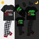 thumbnail image 3 of Pijama familiar a juego de Navidad, luminoso, brillante, con mi tubo, negro, corto, 3 of 3