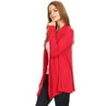 thumbnail image 2 of Women's Solid Casual Lightweight Long Sleeve Loose Fit Knit Sweater Cardigan, 2 of 4