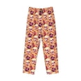 thumbnail image 6 of Daiia Skull rock record Men's Sleep Pant with Pockets and Drawstring,Pajama Pants-Medium, 6 of 9