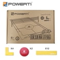 thumbnail image 2 of Powerti 1 set Pickleball Tribunal de Pickle Tribunal de tenis Herramienta de marcado Líneas de tierra multiusos Equipo de marcadores para exteriores al aire libre Kearding OD003497-00B, 2 of 7