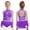 Purple, variant on iixpin Girls Jazz Latin Tutu Leotard Rhinestones Cutout Back Feather Skirt for Ballet Dance Galas Pageants Blue 12