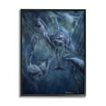 thumbnail image 2 of Stupell Industries Aquatic Dolphins Underwater Coastal Painting Gray Framed Art Print Wall Art, 2 of 5