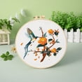 thumbnail image 4 of 3 Sets Embroidery Kit for Beginners, Art Craft Handy Sewing Set Hummingbird and Flower Cross Stitch Starter Kits, DIY Embroidery Kits with Patterns and Instructions Hoops Needles Threads, 4 of 6